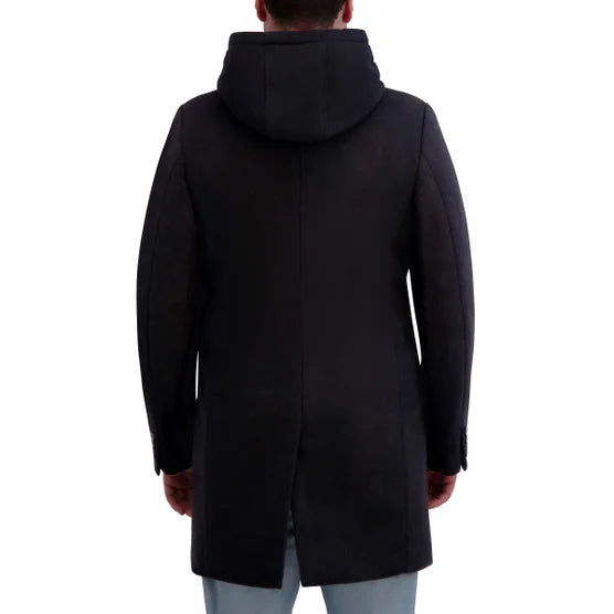 Dkny Mens Faux Wool Coat