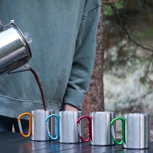 Alpine Mountain Gear  5-piece Stainless Steel Coffee Set