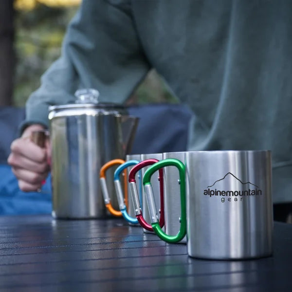 Alpine Mountain Gear  5-piece Stainless Steel Coffee Set