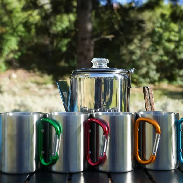 Alpine Mountain Gear  5-piece Stainless Steel Coffee Set