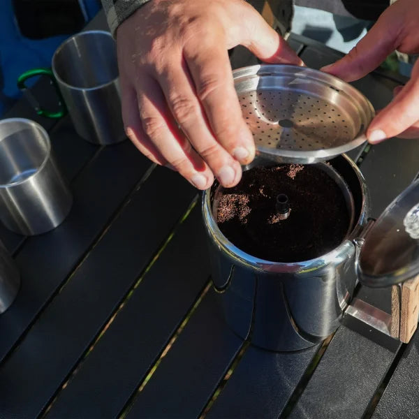 Alpine Mountain Gear  5-piece Stainless Steel Coffee Set