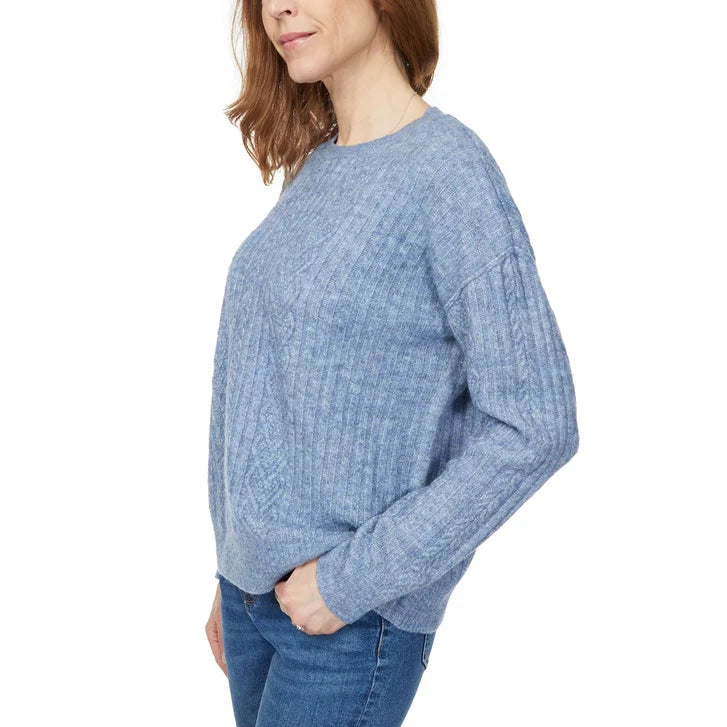 Legendary Outfitters Women's Cable Crewneck Sweater