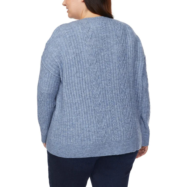 Legendary Outfitters Women's Cable Crewneck Sweater