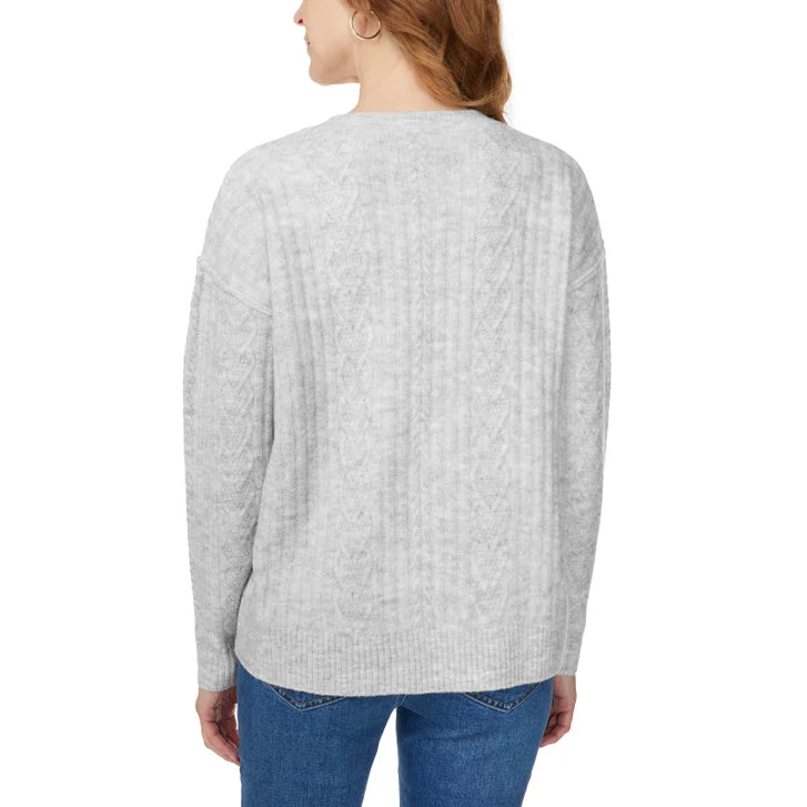 Legendary Outfitters Women's Cable Crewneck Sweater