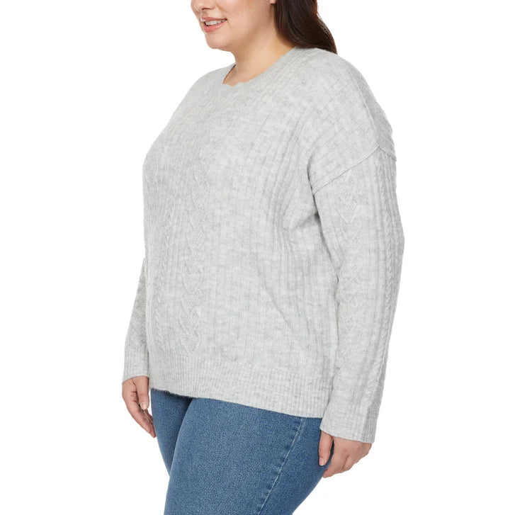 Legendary Outfitters Women's Cable Crewneck Sweater