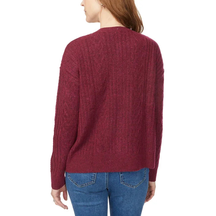 Legendary Outfitters Women's Cable Crewneck Sweater