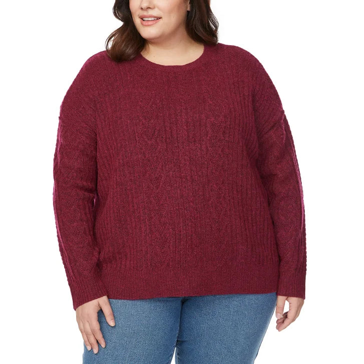 Legendary Outfitters Women's Cable Crewneck Sweater