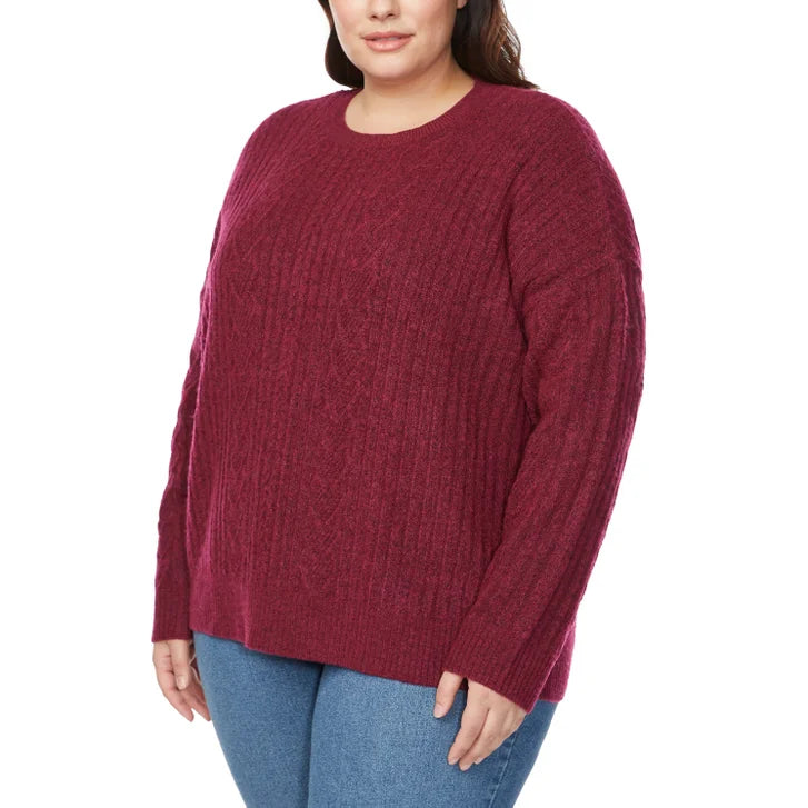 Legendary Outfitters Women's Cable Crewneck Sweater