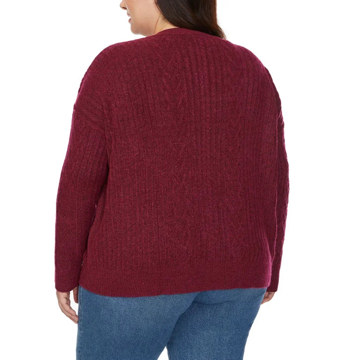 Legendary Outfitters Women's Cable Crewneck Sweater