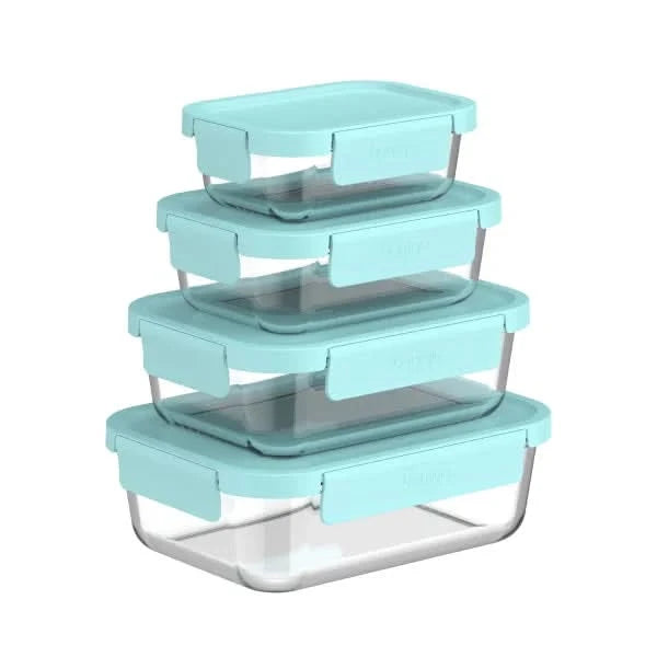 Bentgo 8-piece Glass Food Storage Set