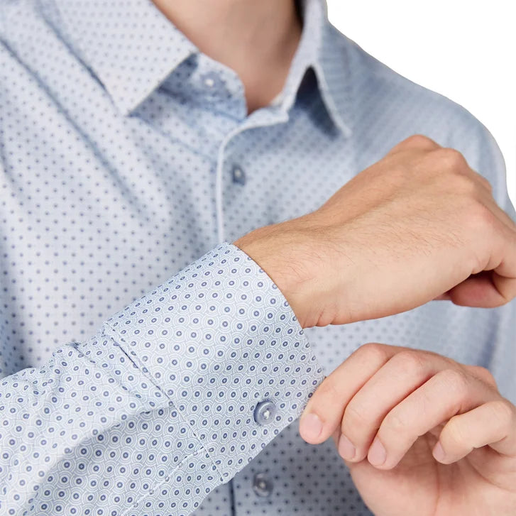 Infinity Men's Textured Button Up Shirt