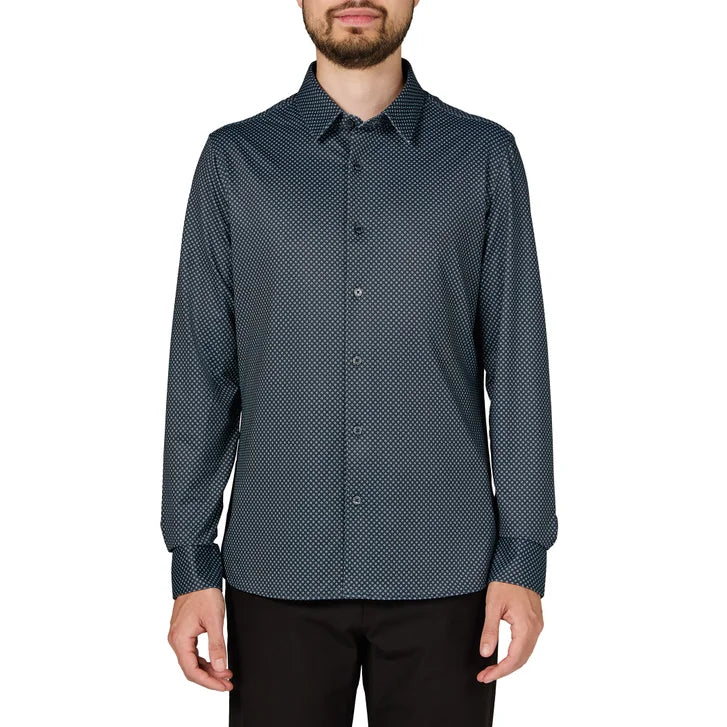 Infinity Men's Textured Button Up Shirt