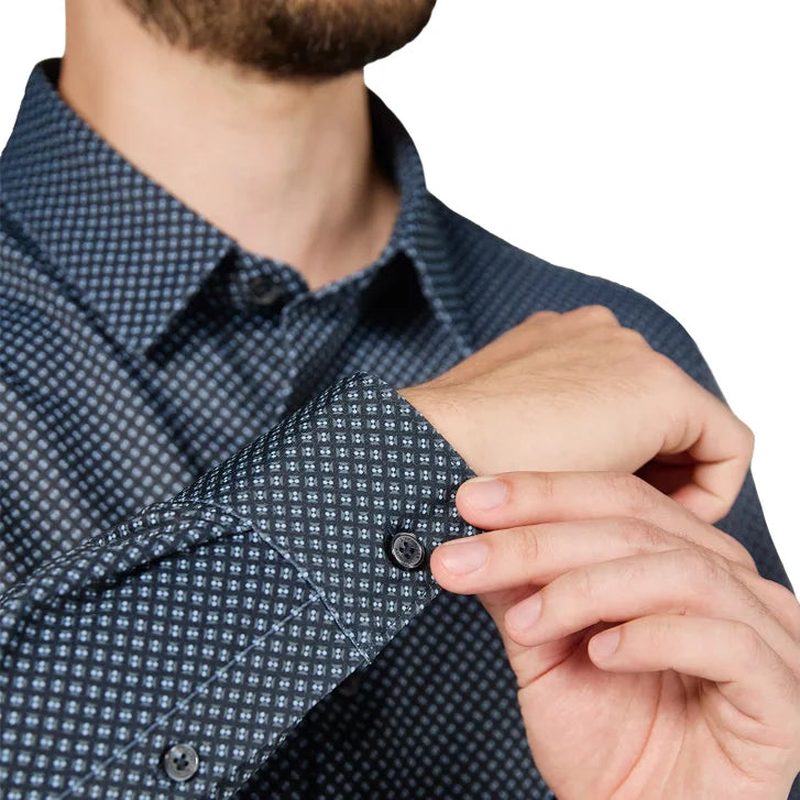 Infinity Men's Textured Button Up Shirt