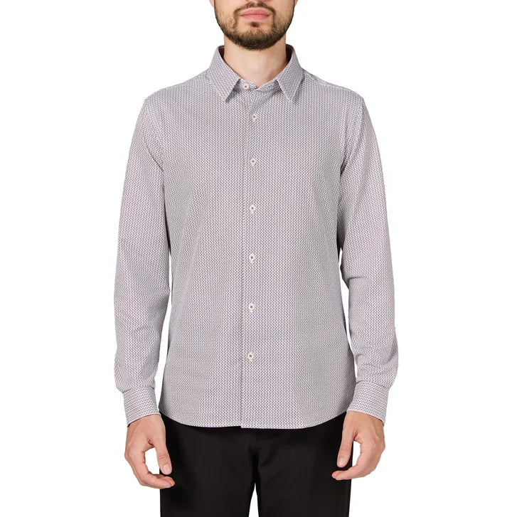 Infinity Men's Textured Button Up Shirt