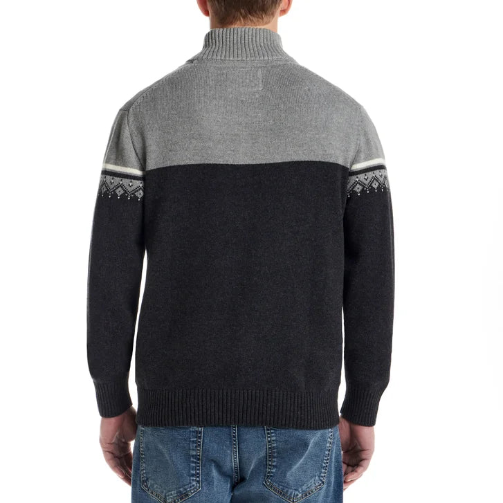 Weatherproof Vintage Men's 1/4 Zip Holiday Sweater
