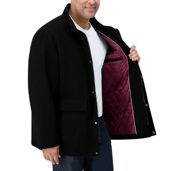 Nautica Mens Wool Blend Coat