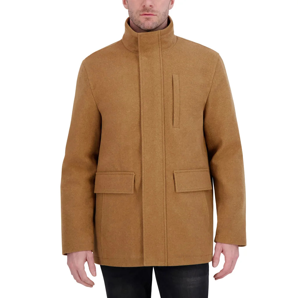 Nautica Mens Wool Blend Coat