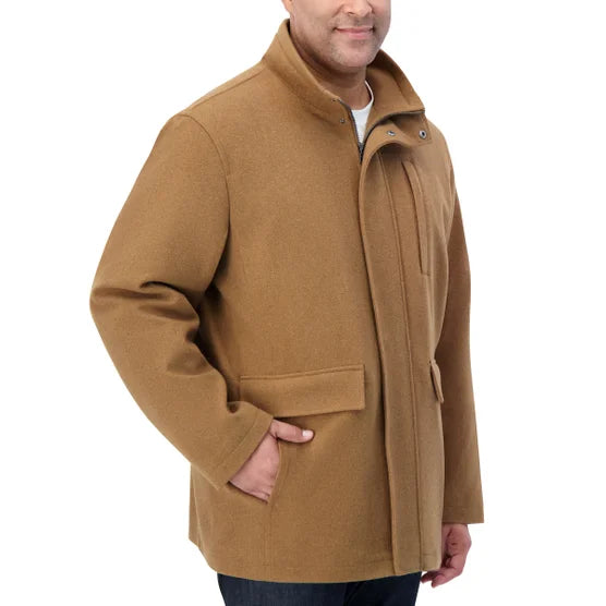 Nautica Mens Wool Blend Coat