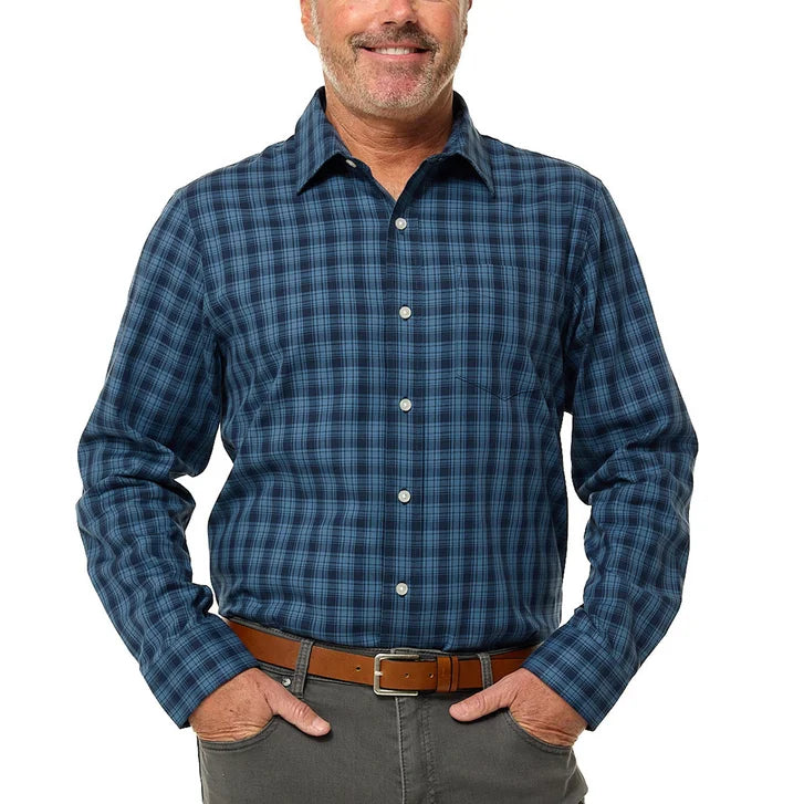 Dockers Men's Long Sleeve Button-Up Shirt