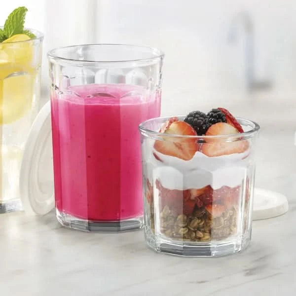 Libbey Atria 16pc Glassware Set with Lids