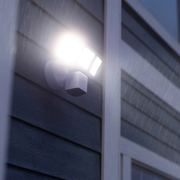 Wyze Wired 2.5k Floodlight Pro and Indoor/Outdoor Security Camera Bundle