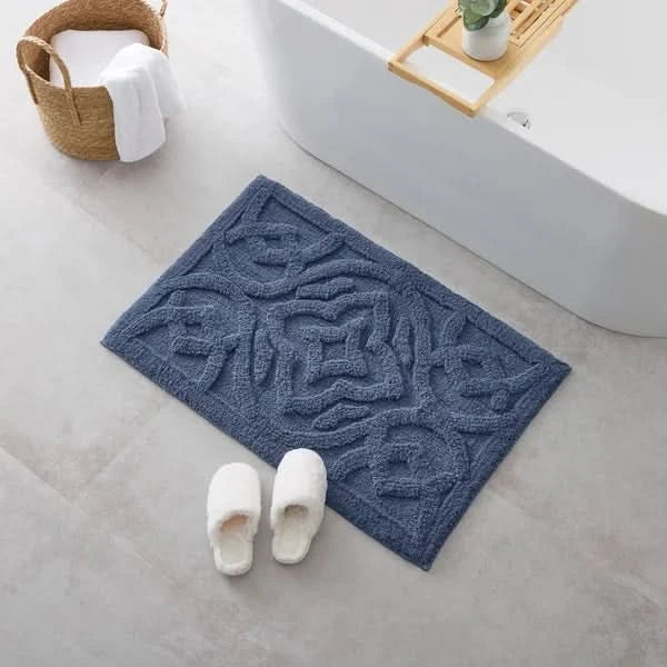 Welhome 100% Cotton Tufted Bath Rug