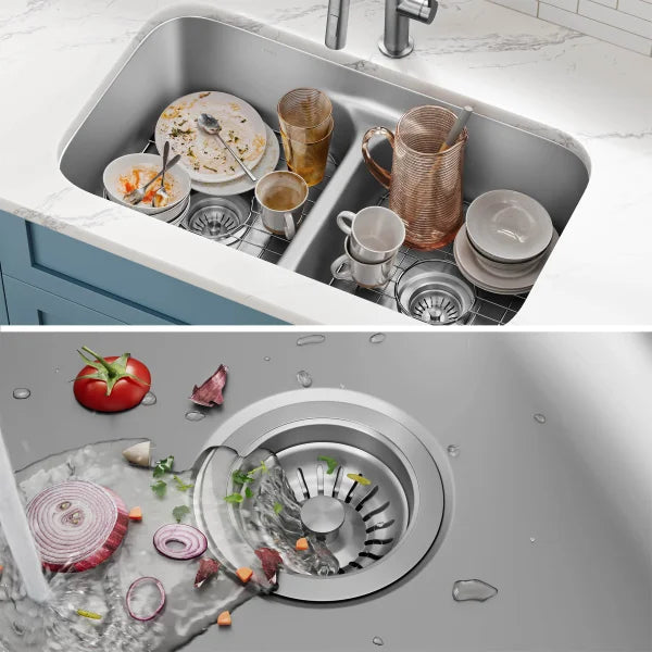 Kraus 33” Undermount Stainless Steel Kitchen Sink with Pull Down Faucet