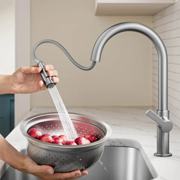 Kraus 33” Undermount Stainless Steel Kitchen Sink with Pull Down Faucet