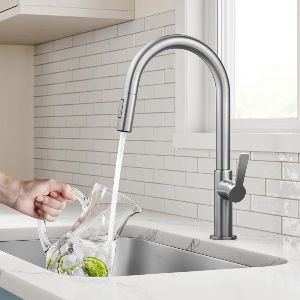 Kraus 33” Undermount Stainless Steel Kitchen Sink with Pull Down Faucet