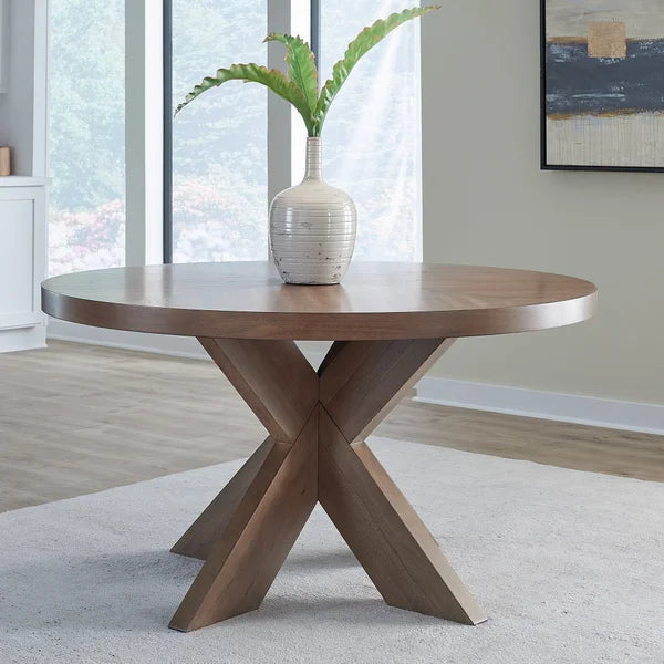 Zealand 54" Round Dining Table and 4 Chairs