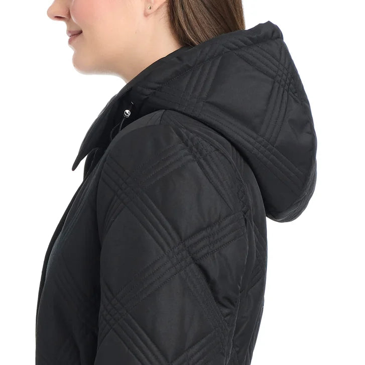 Jones New York Women's Belted Quilt Jacket