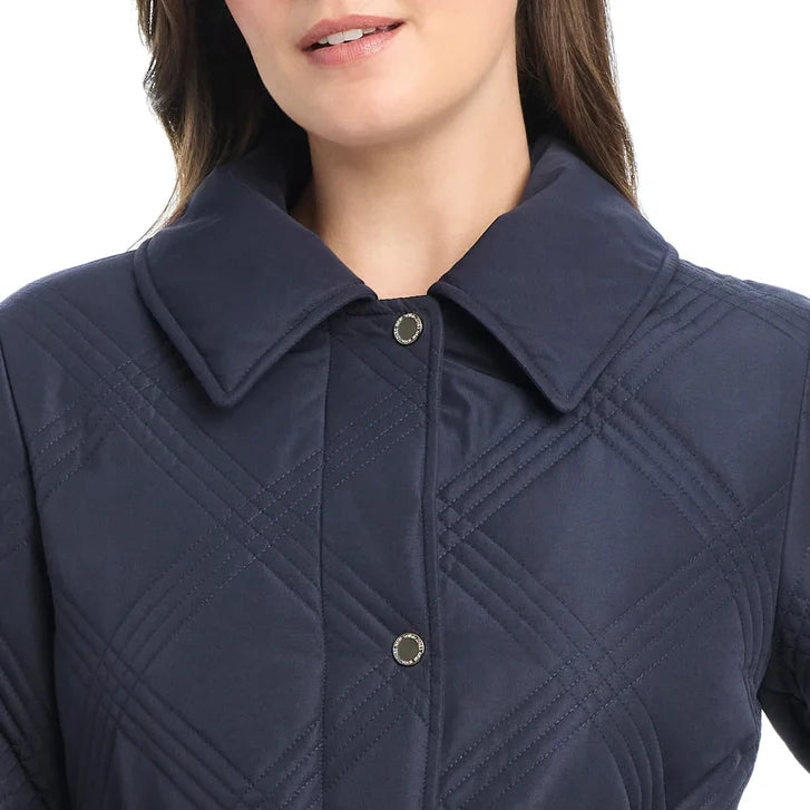 Jones New York Women's Belted Quilt Jacket