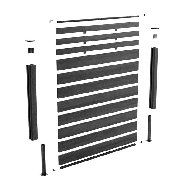 GoFence Composite 6' X 6' Trellis Fence Kit