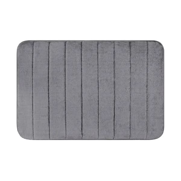 Channel Stitch Memory Foam Bath Mat, 2 Pack
