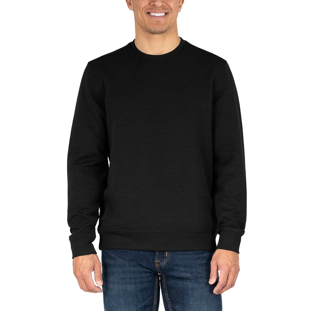 Gerry Men's Textured Crewneck Sweater
