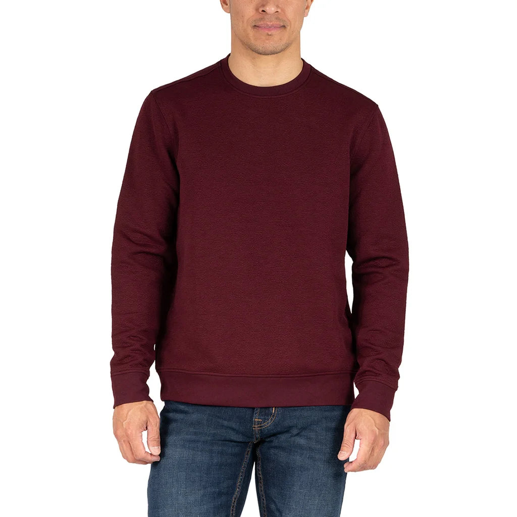 Gerry Men's Textured Crewneck Sweater