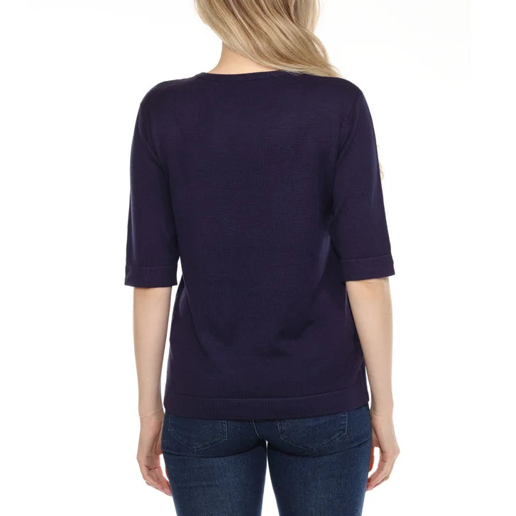 Wrapper Women's Elbow Sleeve Sweater