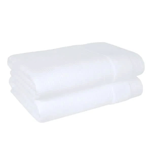 Waffle Bath Towel, 2-piece Set