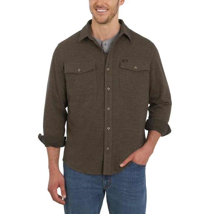 Wrangler Men's Brushed Knit Shirt