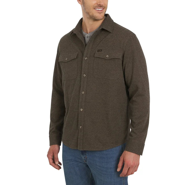 Wrangler Men's Brushed Knit Shirt