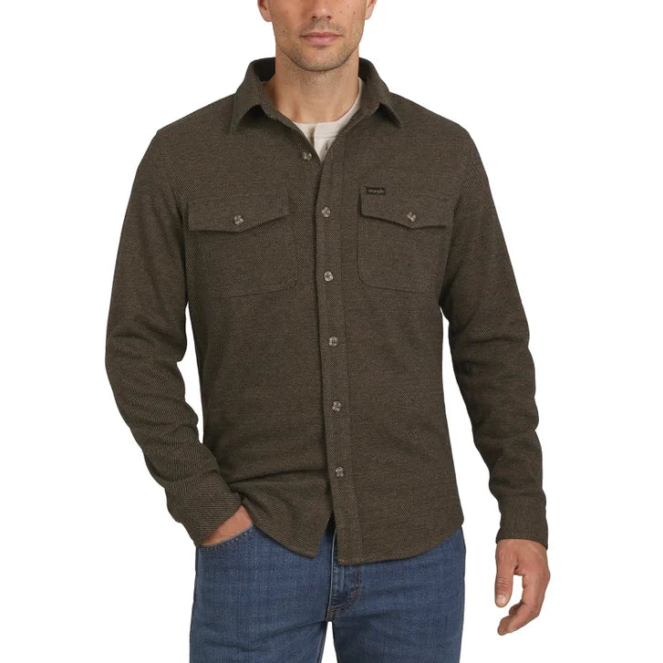 Wrangler Men's Brushed Knit Shirt