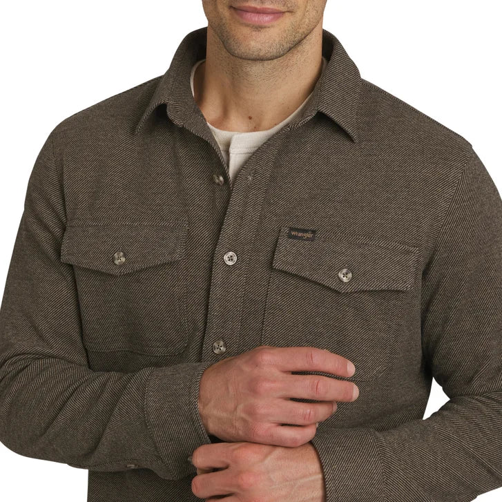 Wrangler Men's Brushed Knit Shirt