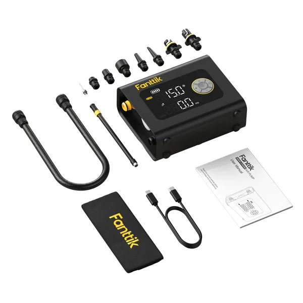 Fanttik S300 Cross Portable Tire Inflator, Paddle Board Pump with Light and Power Bank