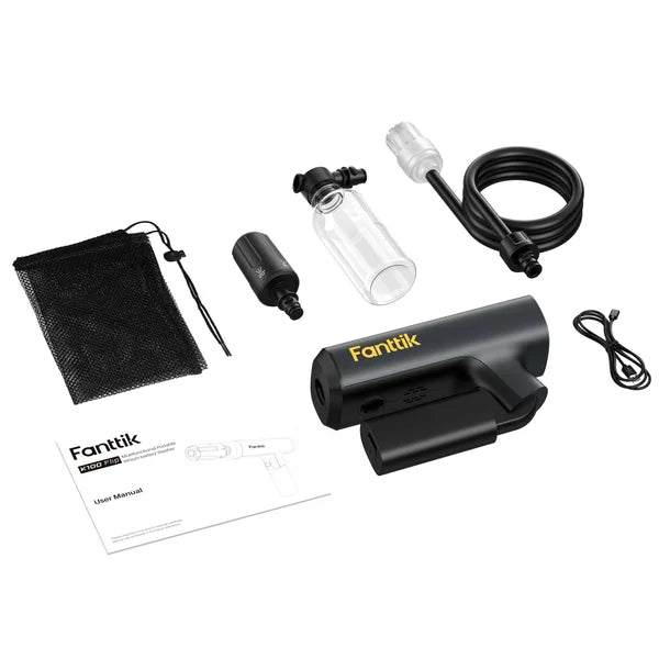 Fanttik K100 Flip Portable Cordless Electric Sprayer, Foldable Pressure Washer