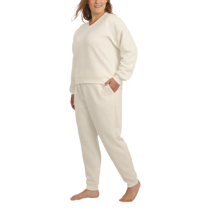 Lands’ End Women's Quilted 2-piece Lounge Set