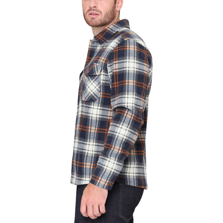 BC Clothing Men's Textured Flannel