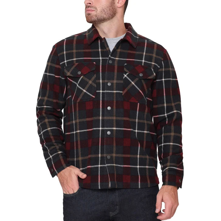 BC Clothing Men's Textured Flannel