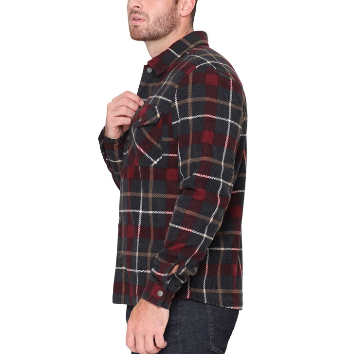 BC Clothing Men's Textured Flannel