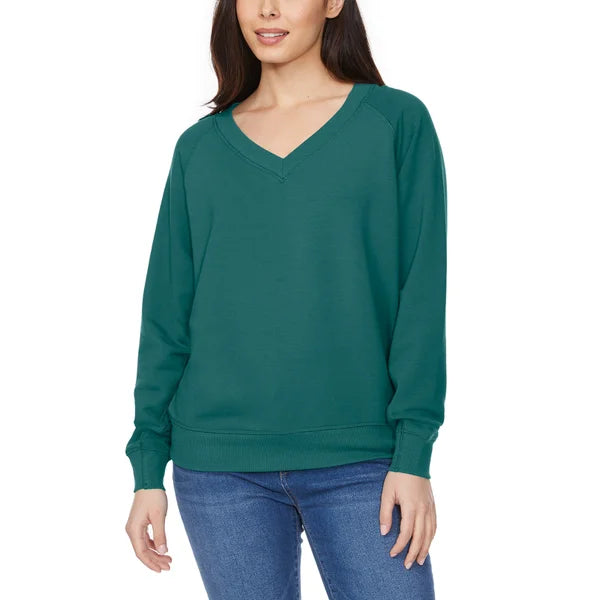 Buffalo Women's Fleece V-Neck Pullover