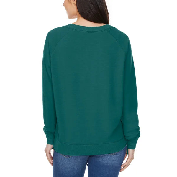 Buffalo Women's Fleece V-Neck Pullover